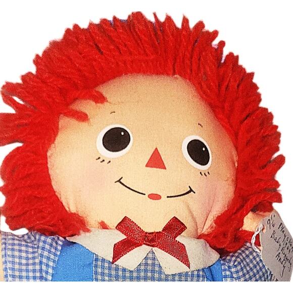 9 1/2" Vintage 1989 Baby Raggedy Andy By Playskool EUC - Picture 7 of 8